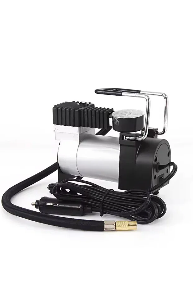 Taşınabilir Mini Kompresör 12V 120W - Araç Çakmak Girişli Lastik Şişirme Pompası (100 PSI)